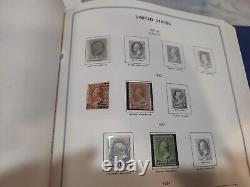 Collection de timbres des États-Unis en 1963 dans l'album parfait He Harris. ÉNORME et de qualité.