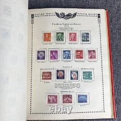 Collection de timbres des États-Unis montée dans un album Minkus All American (VIDÉO)