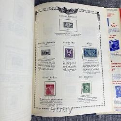 Collection de timbres des États-Unis montée dans un album Minkus All American (VIDÉO)