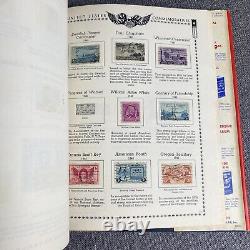 Collection de timbres des États-Unis montée dans un album Minkus All American (VIDÉO)