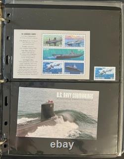 Collection de timbres des États-Unis sur pages de stock, aérogrammes et feuilles MNH ZAYIX
