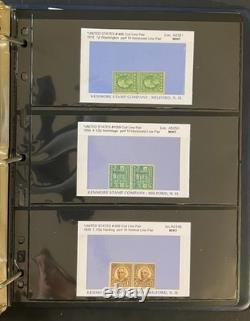 Collection de timbres des États-Unis sur pages de stock, aérogrammes et feuilles MNH ZAYIX