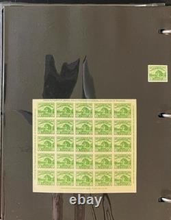 Collection de timbres des États-Unis sur pages de stock, aérogrammes et feuilles MNH ZAYIX