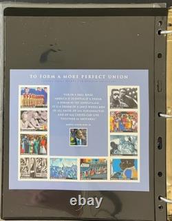 Collection de timbres des États-Unis sur pages de stock, aérogrammes et feuilles MNH ZAYIX