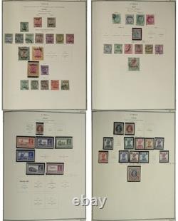 Collection de timbres des États de l’Inde du XIXe siècle, feudataires, dans un album Scott, RARE