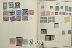 Collection de timbres des États de l’Inde du XIXe siècle, feudataires, dans un album Scott, RARE