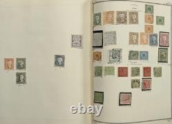 Collection de timbres des États de l’Inde du XIXe siècle, feudataires, dans un album Scott, RARE