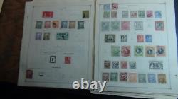 Collection de timbres des colonies britanniques Stampsweis sur des pages d'album Scott + environ 1000 timbres