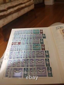 Collection de timbres des colonies britanniques dans le monde entier. 1950s en avant. Élégante et précieuse.