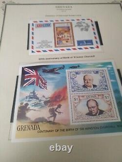 Collection de timbres des colonies britanniques de Grenade exceptionnelle à tous égards ! HCV, ÉNORME, $$