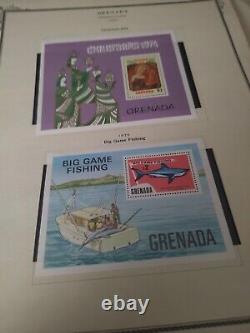 Collection de timbres des colonies britanniques de Grenade exceptionnelle à tous égards ! HCV, ÉNORME, $$