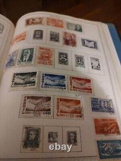 Collection de timbres du Brésil d'un domaine de Miami des années 1850 en avant. Beaucoup plus de pages A++