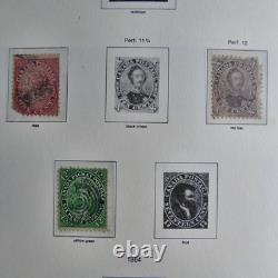 Collection de timbres du Canada 1879-1992 Album Lux neuf et d'occasion