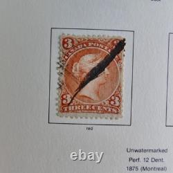 Collection de timbres du Canada 1879-1992 Album Lux neuf et d'occasion