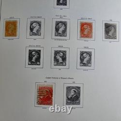 Collection de timbres du Canada 1879-1992 Album Lux neuf et d'occasion