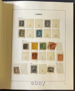 Collection de timbres du Canada – Ensemble de 2 volumes d’albums Davo avec étuis, 1851-1970 ZAYIX