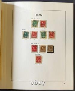 Collection de timbres du Canada – Ensemble de 2 volumes d’albums Davo avec étuis, 1851-1970 ZAYIX