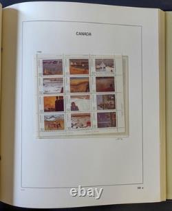 Collection de timbres du Canada – Ensemble de 2 volumes d’albums Davo avec étuis, 1851-1970 ZAYIX