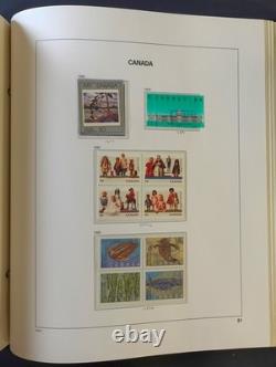 Collection de timbres du Canada – Ensemble de 2 volumes d’albums Davo avec étuis, 1851-1970 ZAYIX