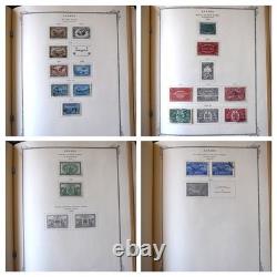 Collection de timbres du Canada et timbres usagés dans un album spécialisé + timbres BOB