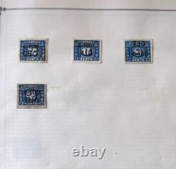 Collection de timbres du Canada et timbres usagés dans un album spécialisé + timbres BOB