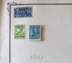 Collection de timbres du Canada et timbres usagés dans un album spécialisé + timbres BOB