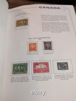 Collection de timbres du Canada massive et de grande valeur dans un bel album Scott. 1868 Fwd