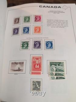 Collection de timbres du Canada massive et de grande valeur dans un bel album Scott. 1868 Fwd