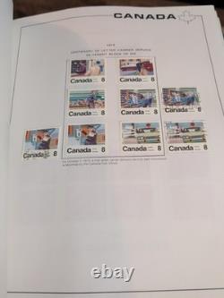 Collection de timbres du Canada massive et de grande valeur dans un bel album Scott. 1868 Fwd