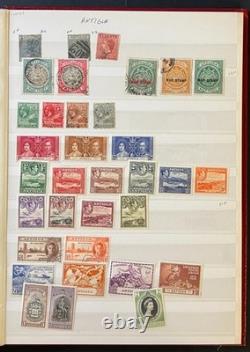 Collection de timbres du Commonwealth britannique Aden et Antigua, stockbook, neufs et oblitérés ZAYIX
