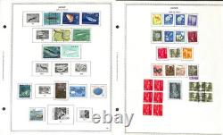 Collection de timbres du Japon dans un album spécialisé Minkus, 200 pages, 1871-1982