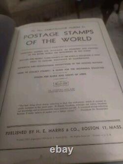 Collection de timbres du MONDE ENTIER dans l'album vintage HE Harris de 1954. Superbe! Wouah