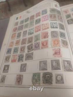 Collection de timbres du MONDE ENTIER dans l'album vintage HE Harris de 1954. Superbe! Wouah