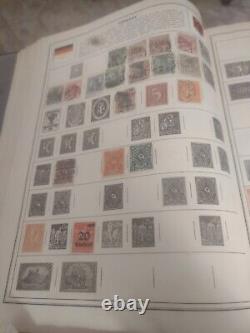 Collection de timbres du MONDE ENTIER dans l'album vintage HE Harris de 1954. Superbe! Wouah