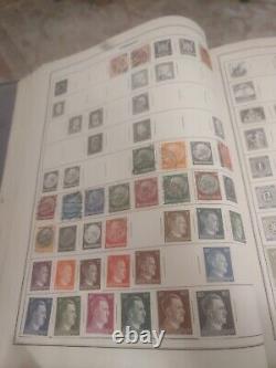 Collection de timbres du MONDE ENTIER dans l'album vintage HE Harris de 1954. Superbe! Wouah