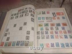 Collection de timbres du MONDE ENTIER dans l'album vintage HE Harris de 1954. Superbe! Wouah