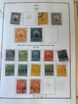 Collection de timbres du Pérou 1857-1975 Album