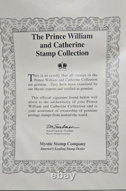 Collection de timbres du Prince William & Catherine 132 ensembles non dentelés d'occasion