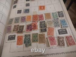 Collection de timbres du monde en 1958, album Minkus parfait. Des années 1800 à aujourd'hui. Voir