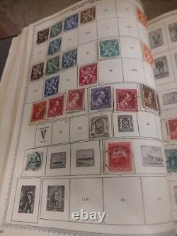 Collection de timbres du monde en 1958, album Minkus parfait. Des années 1800 à aujourd'hui. Voir