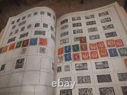 Collection de timbres du monde en 1958, album Minkus parfait. Des années 1800 à aujourd'hui. Voir