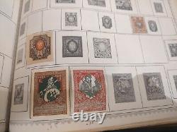 Collection de timbres du monde en 1958, album Minkus parfait. Des années 1800 à aujourd'hui. Voir