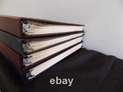 Collection de timbres du monde en 4 albums, du début à la modernité