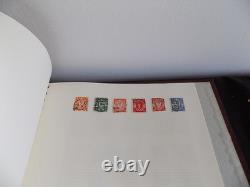 Collection de timbres du monde en 4 albums, du début à la modernité