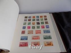 Collection de timbres du monde en 4 albums, du début à la modernité