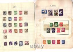 Collection de timbres du monde entier 115 territoires utilisés MH 1675+ articles CV 435 JJ1