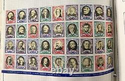 Collection de timbres du monde entier Plus de 2 000 timbres de nombreux pays dans un livre