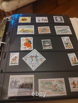 Collection de timbres du monde entier Uniques et intéressants précieux de partout