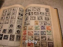 Collection de timbres du monde entier avec plus de 1 250 timbres - Principalement des années 1940-1950