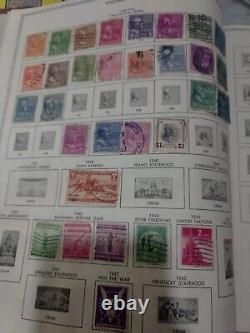 Collection de timbres du monde entier dans deux albums Harris et Minkus. Grande valeur